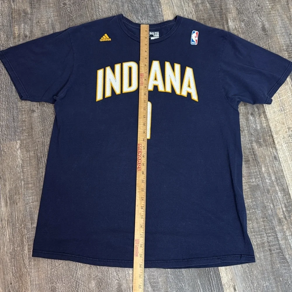 Adidas NBA Indiana Pacers Y2K Lance Stephenson Men Blue Size XL  T-shirt